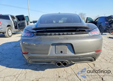 2019 Porsche Cayman Base z USA, uszkodzony, nr VIN WP0AA2A82KS261168